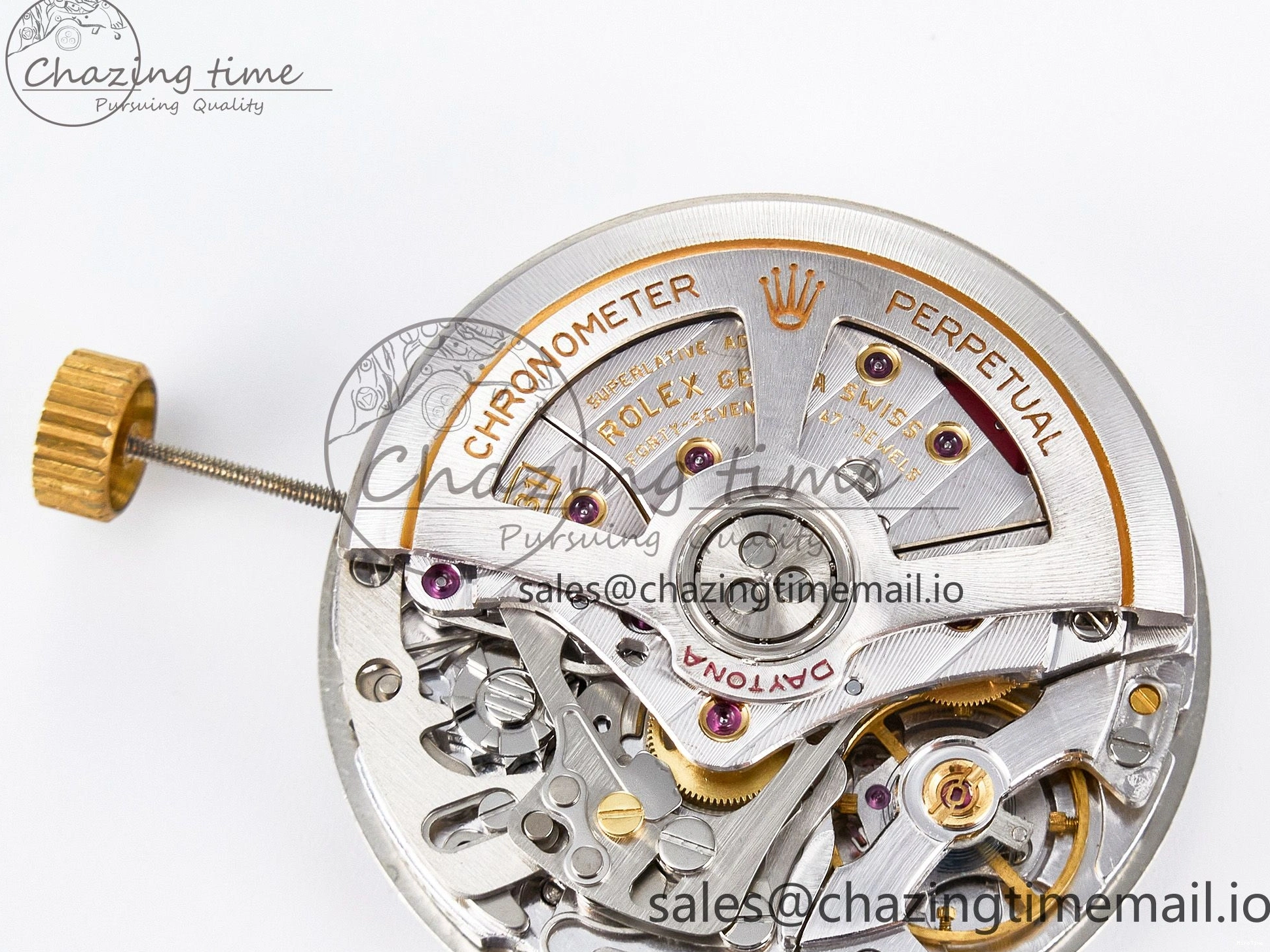 MiroTime 0401 Custom Modded Daytona DD4131 Super Clone 28800 VPH Automatic Movement (Silver Color) HighQuality 919